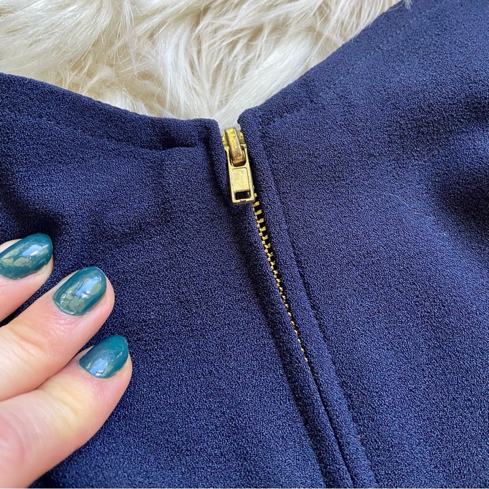 Julia Jordan | Navy Blue Jumpsuit - Picture 4 of 6